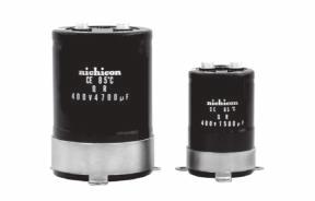 Электролитический конденсатор выводной, Ø63.5x100 мм, 2200 мкФ ±20%, 450 В, 5 000 ч, для быстрой зарядки и разрядки изображение 0