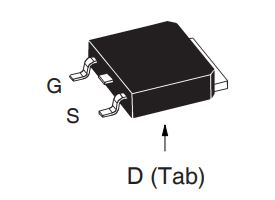 Дискретный MOSFET транзистор, 1000В, 0,8А, SMD изображение 0