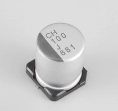 Электролитический конденсатор SMD, Ø8x10 мм, 82 мкФ ±20%, 50 В, 4 000 ч, высокотемпературные изображение 0