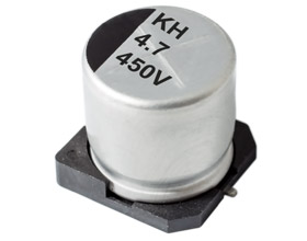 Электролитический конденсатор SMD, Ø8x10.5 мм, 100 мкФ ±20%, 35 В, 2000 ч, +125 °C изображение 0