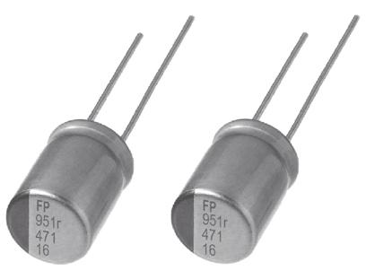 Электролитический конденсатор выводной, Ø10x12.5 мм, 820 мкФ ±20%, 16 В, 2 000 ч, повышенная емкость изображение 0