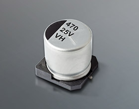 Электролитический конденсатор SMD, Ø8x10.5 мм, 220 мкФ ±20%, 25 В, 2000 ч, +105 °C изображение 0