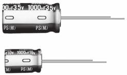 Электролитический конденсатор выводной, Ø6.3x11 мм, 47 мкФ ±20%, 50 В, 2 000 ч, миниатюрные, для импульсных источников питания изображение 0