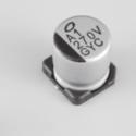 Электролитический конденсатор SMD, Ø10x10 мм, 56 мкФ ±20%, 63 В, 4 000 ч, высоконадежные, 135 °C изображение 0