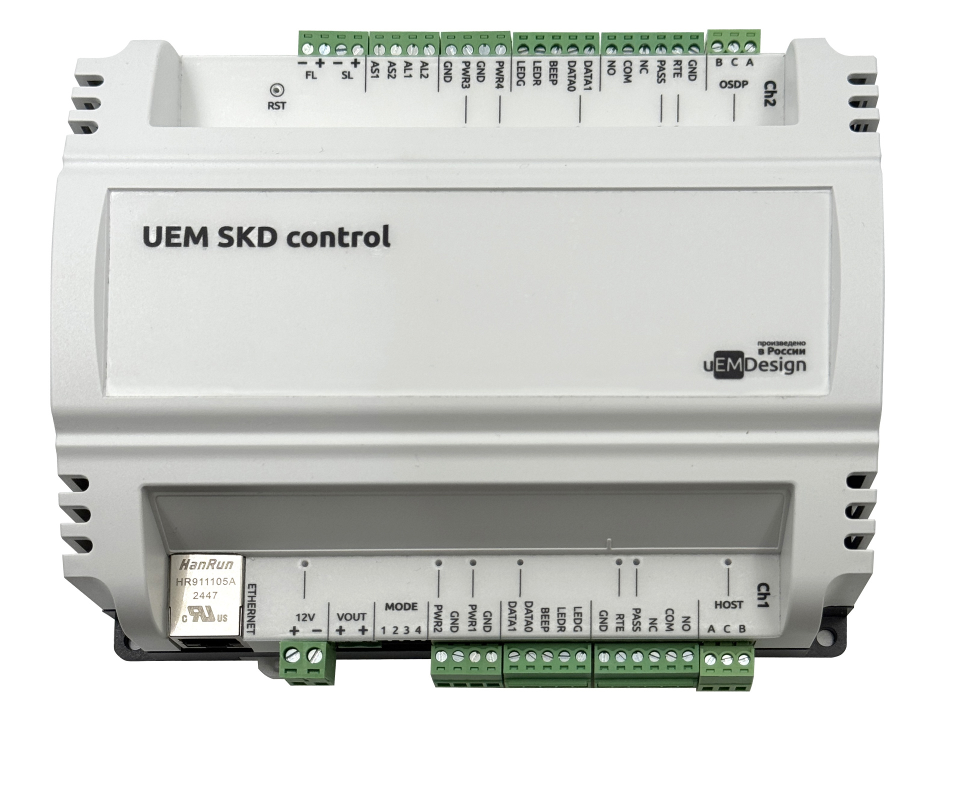 Контроллер СКУД с протоколом OSDPUEM SKD control V7.0 Контроллер СКУД с протоколом OSDPUEM SKD control V7.0