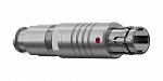 Соединитель цилиндрический кабельный Защёлка Push-Pull, серии MINI-SNAP B, 12 контактов, штырь, обжим, IP68