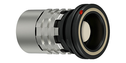 Соединитель цилиндрический кабельный Защёлка Push-Pull, серии AMC HD, 7 контактов, гнездо, пайка на провод, IP6K8 / IP6K9K изображение 0