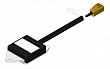 Wi-Fi антенна, монтаж на клей или магнит, 45x45x14.5 мм, разъем FAKRA, кабель RG174, 3 м превью 0