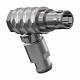 Соединитель цилиндрический кабельный Защёлка Push-Pull, серии MINI-SNAP L, 7 контактов, штырь, пайка на провод, IP50 превью 0