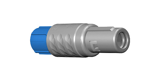 Соединитель цилиндрический кабельный Защёлка Push-Pull, серии MEDI-SNAP , 12 контактов, штырь, пайка на провод, IP50 изображение 0