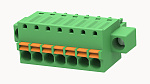Клеммник, Серия 15EDGKDM, Подпружиненный контакт, 7 конт., 12A, 250B, шаг 3.5мм