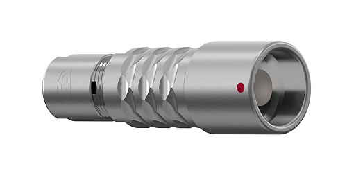 Соединитель цилиндрический кабельный Защёлка Push-Pull, серии MINI-SNAP K, 16 контактов, гнездо, пайка на провод, IP68 изображение 0