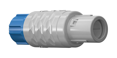 Соединитель цилиндрический кабельный Защёлка Push-Pull, серии MEDI-SNAP , 19 контактов, штырь, пайка на провод, IP50 изображение 0