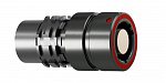 Соединитель цилиндрический кабельный Защёлка Push-Pull, серии AMC , 16 контактов, гнездо, пайка на провод, IP6K8 / IP6K9K