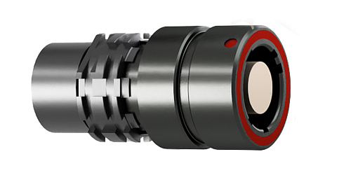 Соединитель цилиндрический кабельный Защёлка Push-Pull, серии AMC , 14 контактов, гнездо, пайка на провод, IP6K8 / IP6K9K изображение 0
