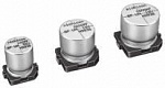 Электролитический конденсатор SMD, Ø16x21.5 мм, 330 мкФ ±20%, 35 В, 2 000 ч, биполярные, широкий диапазон емкости