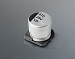 Электролитический конденсатор SMD, Ø8x10.5 мм, 100 мкФ ±20%, 35 В, 5000 ч, +105 °C