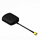 GPS/ГЛОНАСС/BEIDOU антенна, монтаж на клей или магнит, 50.8x40.5x16.8 мм, разъем SMA прямой, штырь, кабель RG174, 3 м превью 0