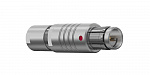 Соединитель цилиндрический кабельный Защёлка Push-Pull, серии MINI-SNAP F, 4 контакта, штырь, пайка на провод, IP50