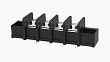 Клеммник, Серия DG65C, Винтовое соединение, 4 конт., 32A, 300B, шаг 11мм превью 0