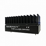 Преобразователь DC/DC Mornsun 150 Вт, вход 48(18-75) VDC, выход 15 VDC, 10 A, 1/4 brick на плату