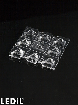 Групповая  линза Stradella-8,квадратная,Уличная диаграмма,PC,49.5x49.5x5.3 мм изображение 0