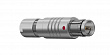 Соединитель цилиндрический кабельный Защёлка Push-Pull, серии MINI-SNAP F, 4 контакта, штырь, пайка на провод, IP68 превью 0