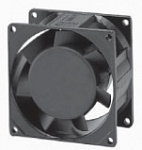 Вентилятор переменного тока, 80X80X25 мм, 220 В,2900 Обор/мин,37,4  м3/час