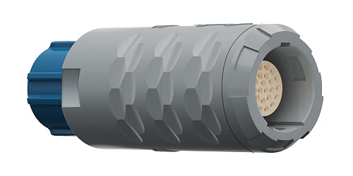 Соединитель цилиндрический кабельный Защёлка Push-Pull, серии MEDI-SNAP , 26 контактов, гнездо, пайка на провод, IP50 изображение 0
