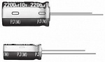 Электролитический конденсатор выводной, Ø6.3x15 мм, 180 мкФ ±20%, 16 В, 2 000 ч, для импульсных источников питания