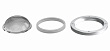 Одиночная линза c алюминиевым холдером и силиконовой прокладкой, круглая, 120 диаграмма, Боросиликатное стекло, IP, 78*78*27.6 мм превью 0