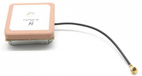 GPS/ГЛОНАСС/BEIDOU антенна, 25x25x9.5 мм, разъем IPEX, кабель RF1.13, 1.37 5 см изображение 0