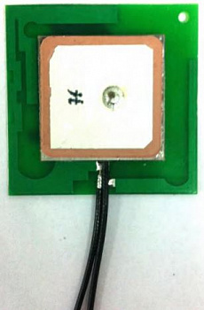 Комбинированная антенна, GPS, GSM Internal монтаж на клей, 42x42x7.9мм, разъем IPEX, кабель RF1.13, 20C м изображение 0