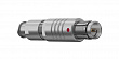Соединитель цилиндрический кабельный Защёлка Push-Pull, серии MINI-SNAP F, 4 контакта, штырь, пайка на провод, IP50 превью 0