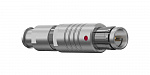 Соединитель цилиндрический кабельный Защёлка Push-Pull, серии MINI-SNAP F, 6 контактов, штырь, пайка на провод, IP50