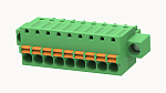 Клеммник, Серия 15EDGKDM, Подпружиненный контакт, 9 конт., 12A, 250B, шаг 3.5мм