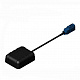 GPS/ГЛОНАСС/BEIDOU антенна, монтаж на клей или магнит, 50x40x16.5 мм, разъем SMA прямой, штырь, кабель RG174, 3 м превью 0