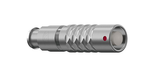 Соединитель цилиндрический кабельный Защёлка Push-Pull, серии MINI-SNAP L, 2 контакта, гнездо, пайка на провод, IP50 изображение 0