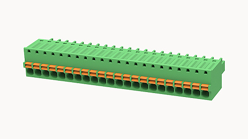 Клеммник, Серия 15EDGKD, Подпружиненный контакт, 22 конт., 12A, 250B, шаг 3.5мм изображение 0