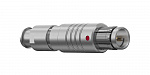 Соединитель цилиндрический кабельный Защёлка Push-Pull, серии MINI-SNAP F, 7 контактов, штырь, пайка на провод, IP68