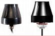 Iridium антенна, монтаж на клей или магнит, D 79.9x14.5 мм, разъем SMA прямой, штырь, кабель RG174, 3 м превью 0