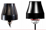 Iridium антенна, монтаж на клей или магнит, D 79.9x14.5 мм, разъем SMA прямой, штырь, кабель RG174, 3 м