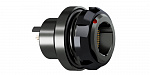 Соединитель цилиндрический панельный Защёлка Push-Pull, серии AMC Easy-Clean, 10 контактов, подпружиненный контакт, пайка на провод, IP6K8 / IP6K9K