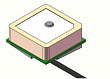 GPS/BEIDOU 2 антенна, 12.2x12.2x4.4 мм, разъем IPEX, кабель RF1.13, 1.37 5 см превью 0