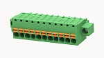 Клеммник, Серия 15EDGKDM, Подпружиненный контакт, 11 конт., 12A, 250B, шаг 3.5мм