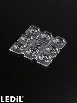 Групповая  линза Stradella-8,квадратная,Уличная диаграмма,PMMA,49.5x49.5x5.3 мм изображение 0