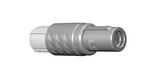 Соединитель цилиндрический кабельный Защёлка Push-Pull, серии MEDI-SNAP , 6 контактов, штырь, пайка на провод, IP50 изображение 0