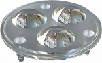Групповая линза для 3 светодиодов 3535, круглая, угол 35/70 радусов, PMMA, диаметр 50  мм