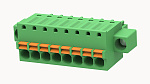 Клеммник, Серия 15EDGKDM, Подпружиненный контакт, 8 конт., 12A, 250B, шаг 3.5мм