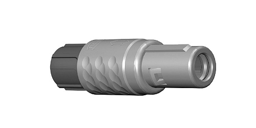 Соединитель цилиндрический кабельный Защёлка Push-Pull, серии MEDI-SNAP , 7 контактов, штырь, пайка на провод, IP50 изображение 0